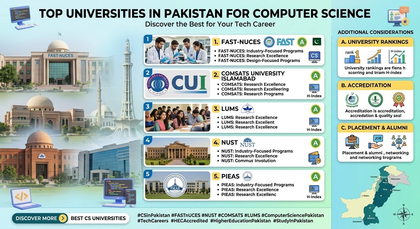 Best Universities in Pakistan for Computer Science