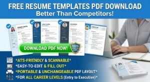 Free Resume Templates PDF Download