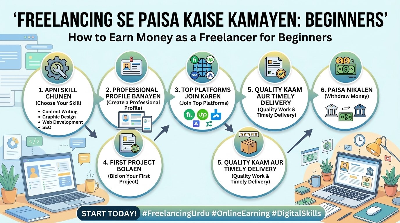 Freelancing Se Paisa Kaise Kamayen Beginners