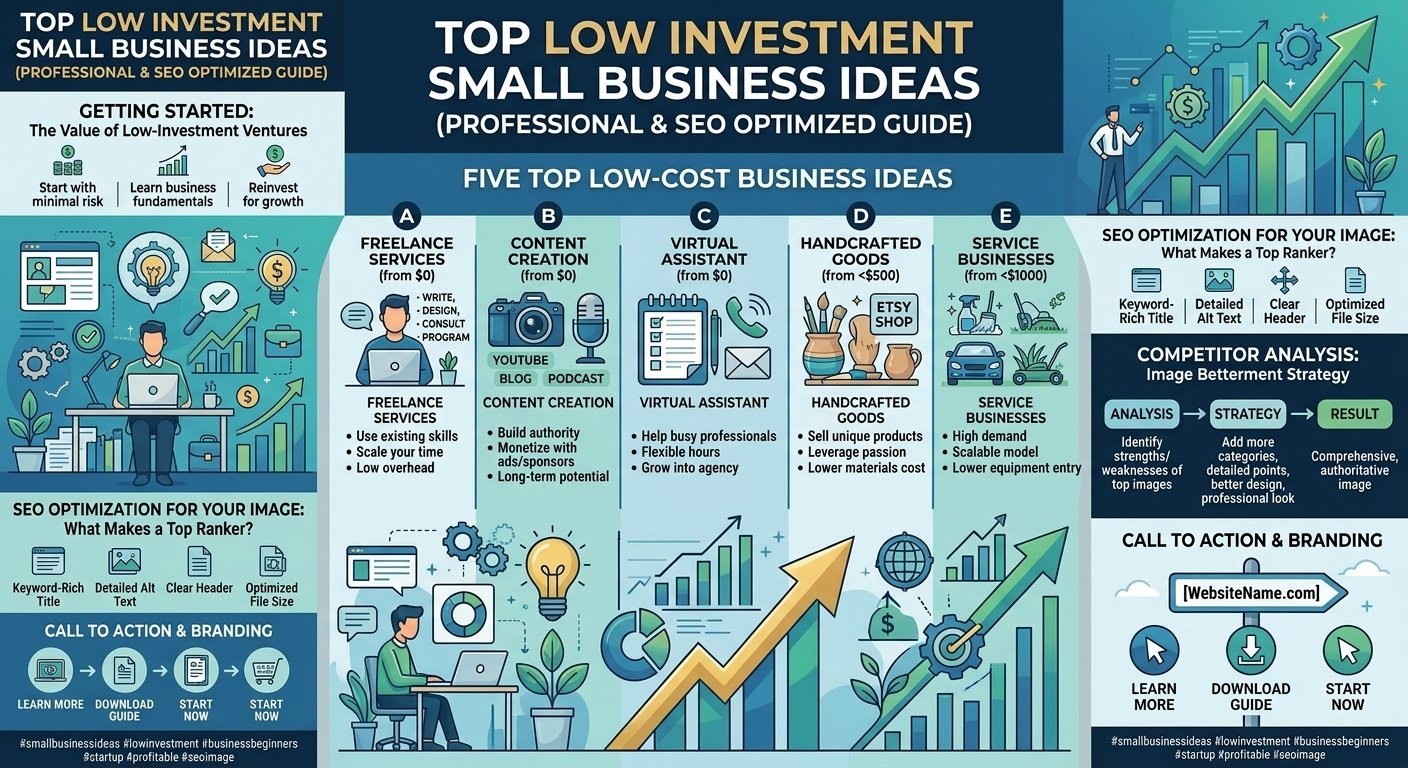 Small Business Ideas with Low Investment