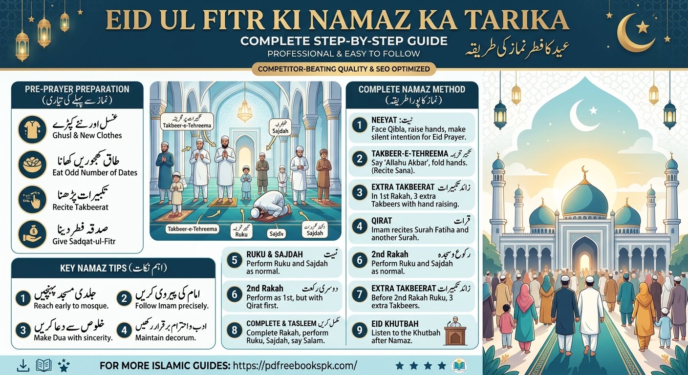 Eid ul Fitr Ki Namaz Ka Tarika