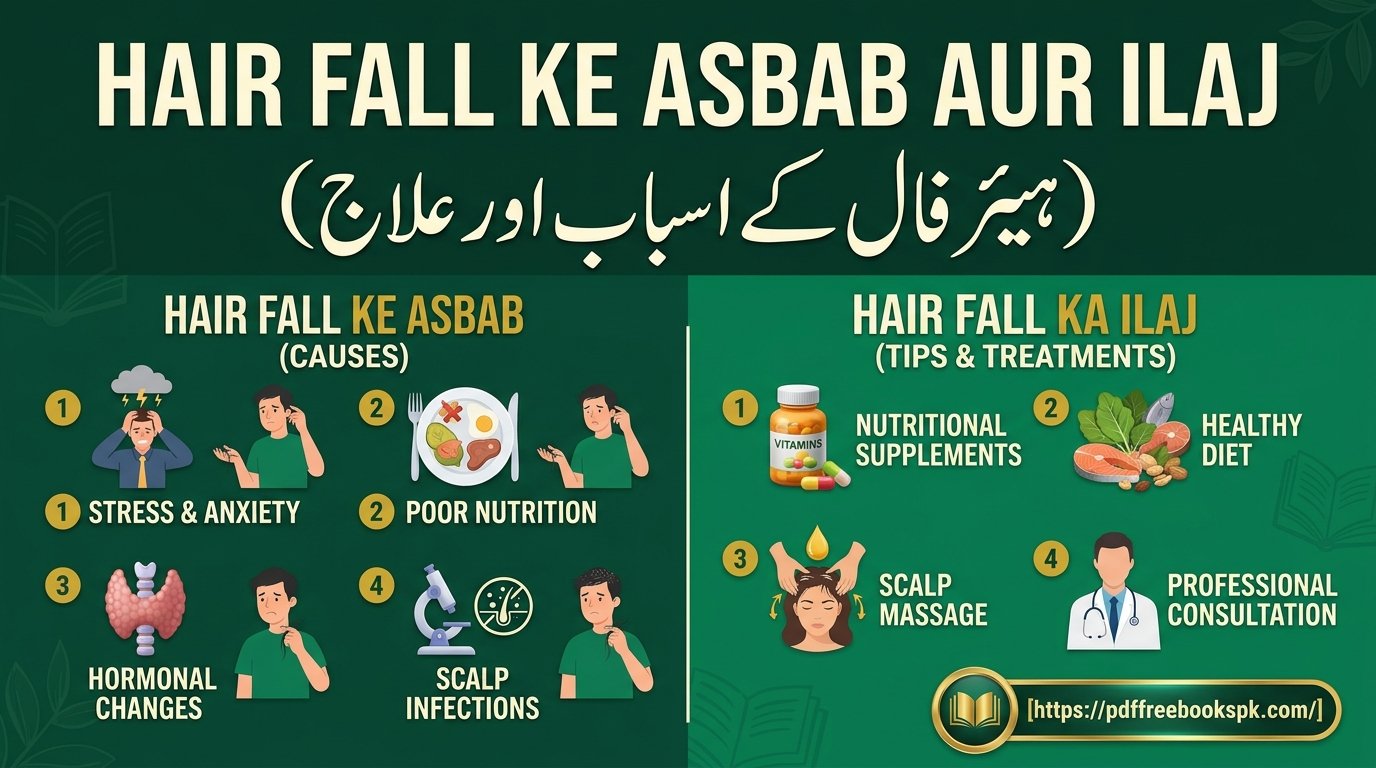 Hair Fall Ke Asbab Aur Ilaj