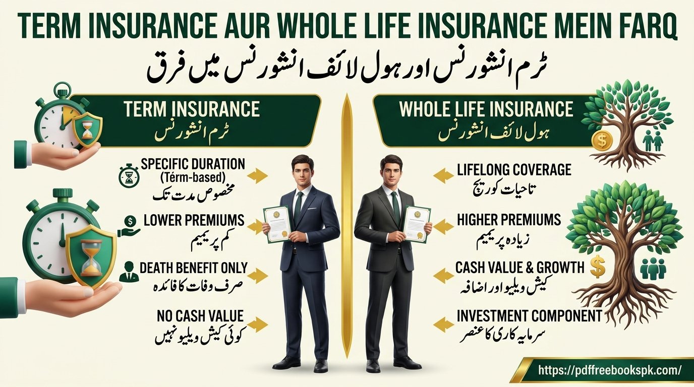 Term Insurance Aur Whole Life Insurance Mein Farq